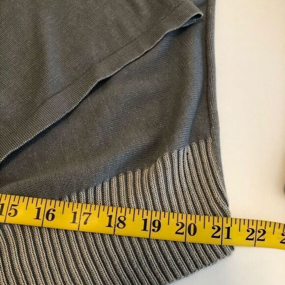 CAbi Open, Draped Front, Sage, Lagenlook Sweater Size M - Picture 13 of 16